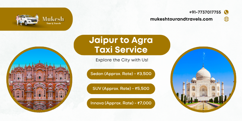 Jaipur to Agra Taxi Service